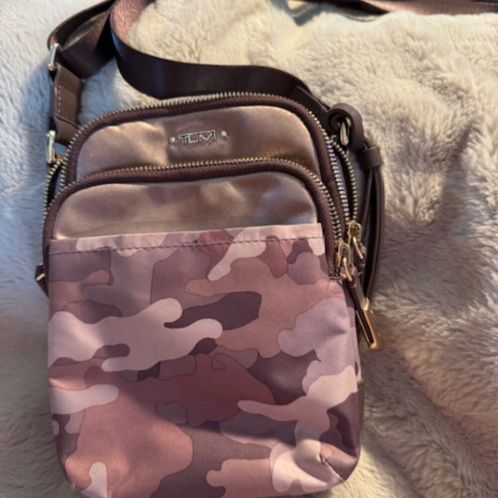 TUMI Voyageur Camouflage Pink Ruma Crossbody - 144807-2895